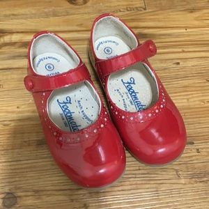 Footmates red Mary Jane